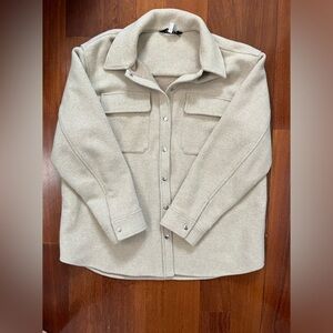 & Other Stories Wool Blend Shirt Jacket